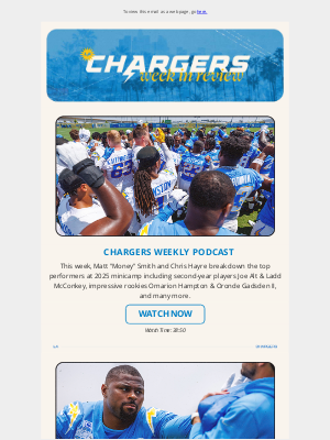 Los Angeles Chargers - ⚡Week in Review: Mini Camp Recap, Practice Uniform Additions and More!