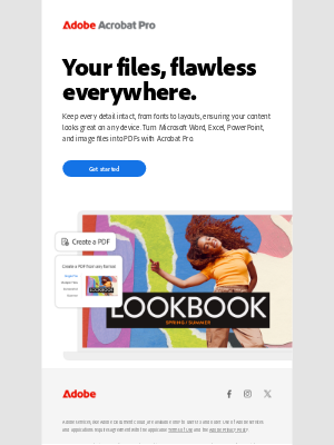 Adobe - Create picture-perfect PDFs from any file type