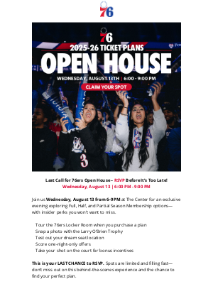 Philadelphia 76ers - Snap a photo, Shoot your shot, Test out your dream seats