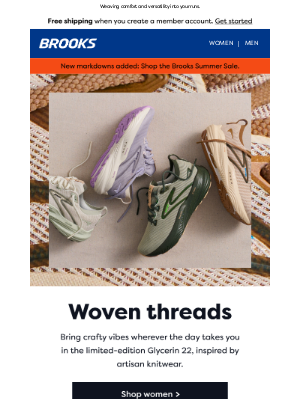 Brooks Running - New artisanal Glycerin 22 colors.