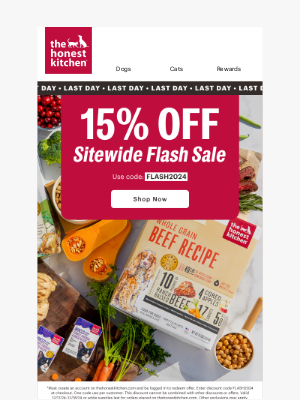 The Honest Kitchen - FLASH SALE ⚡ 15% OFF