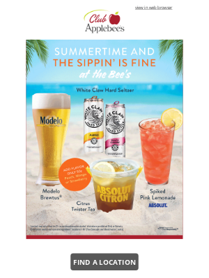 Applebee's - Thirsty? 😉