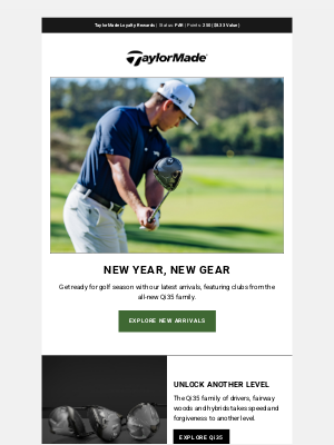 TaylorMade Golf - New Year, New Gear: Explore Our Latest Arrivals