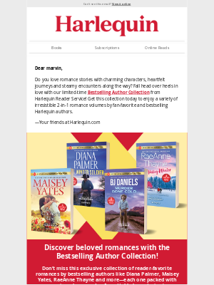 Harlequin - Get swept away with our Bestselling Author Collection
