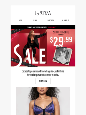 La Senza - Price Drop! $29.99 Summer Lingerie