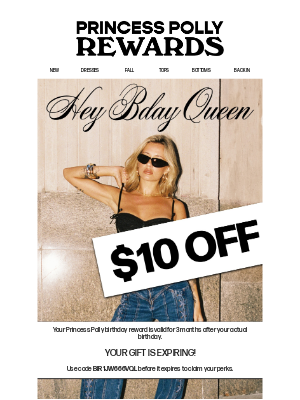 Princess Polly - Redeem your birthday reward 🎂