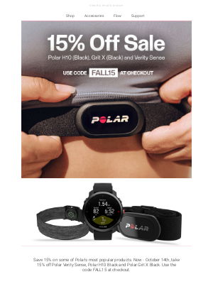 Polar - 15% Off Sale - Happening Now at Polar.com