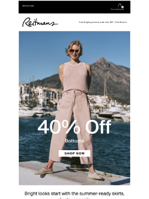 Reitmans (Canada) - ☀️ Our sunniest bottoms are 40% off