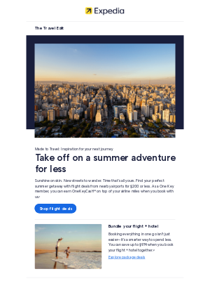 Expedia - Take off with summer flight deals under $200