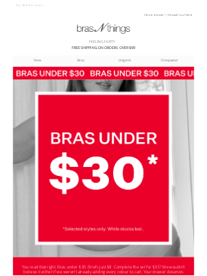 Bras N Things (Australia) - Wait. Bras under $30? 🥳