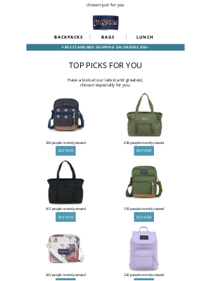 JanSport - Never hurts to look...