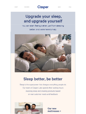 Casper - What would you be like with better sleep?
