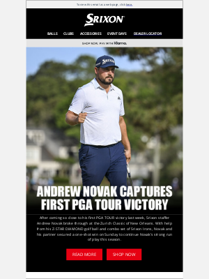 Srixon - Andrew Novak Gets It Done in New Orleans | Srixon