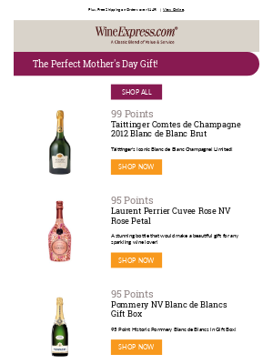 Wine Enthusiast Catalog - 99-Pt Sparkling Wines & More—the Perfect Mother’s Day Gift! 🍾💝