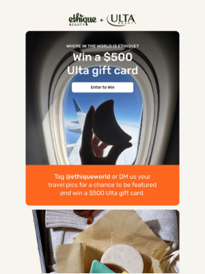 Ethique - Win a $500 Ulta shopping spree 🛍️