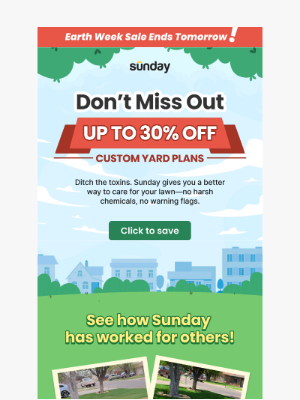 Sunday - 🌎 Lawn Care That’s Kinder 🌎