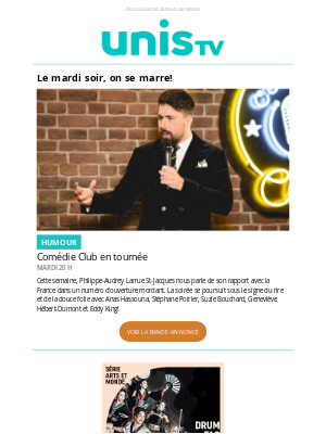 TV5 Unis (Canada) - 🎤Comédie Club en tournée