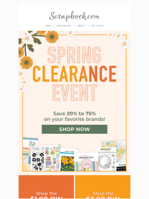 Scrapbook - 🧡 Save 20% to 75% on Your Favorite Brands!