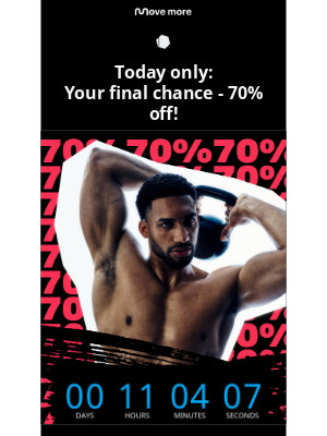 Freeletics - We saw you looking - don’t miss 70% off