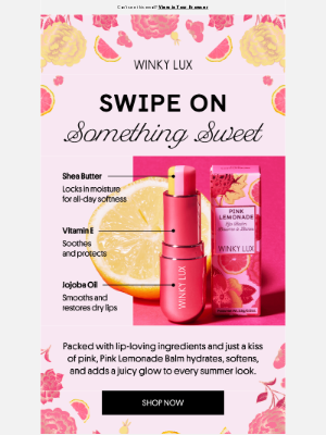 Winky Lux - A little sunshine for your lips ☀️