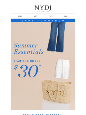NYDJ - Summer’s Here! Stock up on Shorts under $30