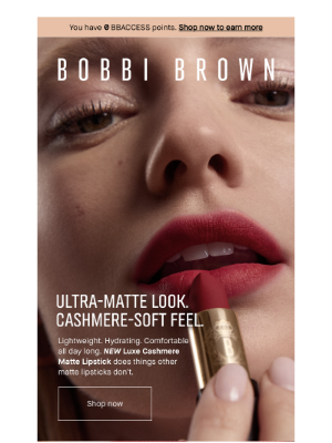 Bobbi Brown Cosmetics - A comfortable matte lipstick (seriously)