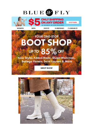 Bluefly - Your One-Stop Boot Shop. Up to 85% OFF