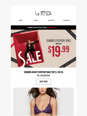 La Senza - $19.99 Bras, Made for Summer☀️
