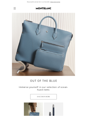 Montblanc - Wave hello to ocean hues
