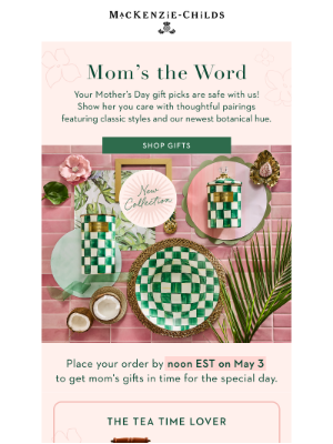 MacKenzie Childs LLC - One-of-a-kind pieces – made for Mom ❤️