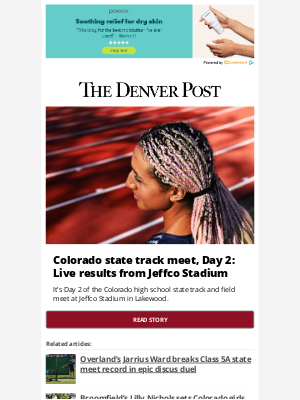 Denver Post - Colorado state track meet live results