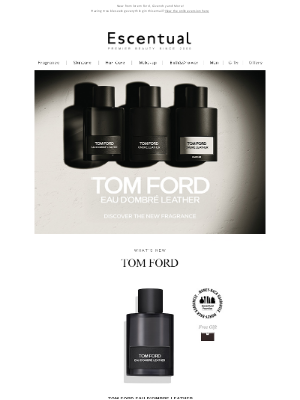 Escentual - New from lorem Ford, Givenchy and More!