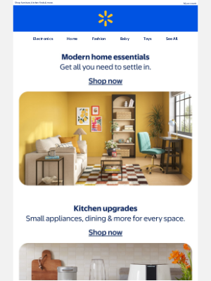 Walmart - New apartment? Exciting! Get all you need.