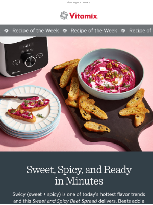 Vitamix - Make this Swicy Beet Spread in Minutes