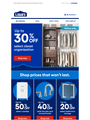 Lowe's - Shop huge savings storewide!