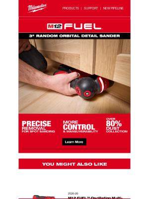 Milwaukee Tool - Precise Removal for Spot Sanding