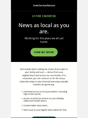 Austin American-Statesman - Reliable reporting on the place we call home.