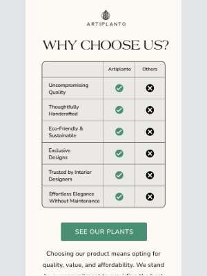 Why Artiplanto is the #1 Choice for Artificial Plants 🌿