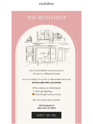 Rocksbox - In NYC next week? We'd love to see you! 🤩