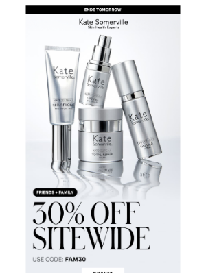 Kate Somerville Skincare - 30% Off Ends Tomorrow 🚨