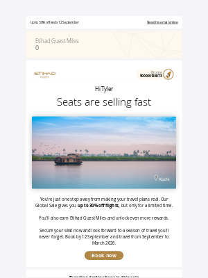 Etihad Airways - Still thinking of your next holiday? ✈️
