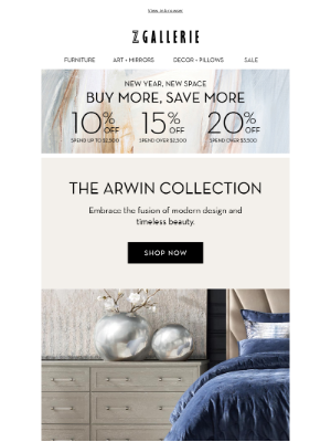 New Year, New Space: The Arwin Collection