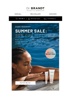 dr. brandt Skincare - One Day Left ⏳ 25% off Everything
