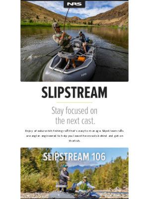 NRS - Slipstream Fishing Rafts: Engineered for the Ultimate Adventure