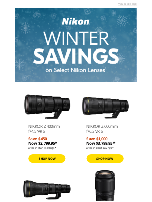 NikonUSA - Top-selling Lenses at Amazing Discounts