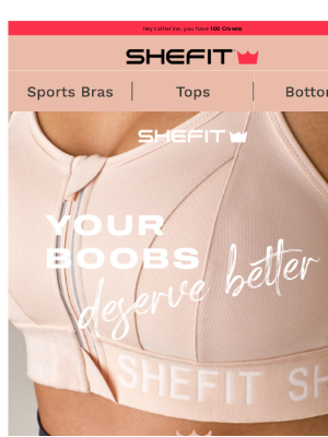 Shefit - We want your sports bra to fit