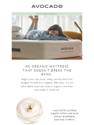 Avocado Green Mattress - Organic and budget-friendly? Yes, please!