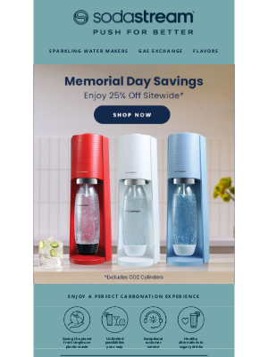 SodaStream - Memorial Day Savings ✨