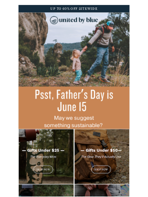 United By Blue - Sustainable Gifts for Dad — Up to 60% Off