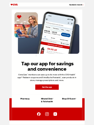 CVS Pharmacy - Reach for Savings and More with the CVS Health App!